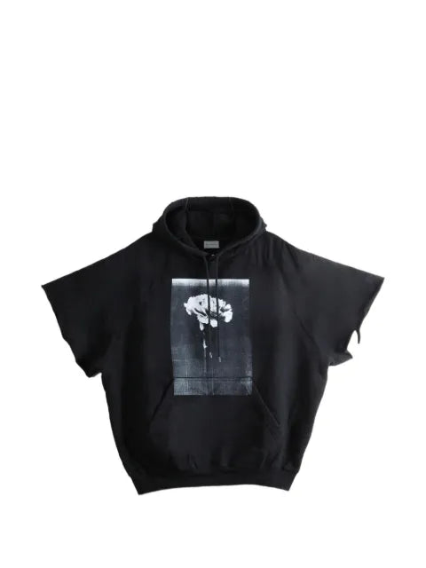 Balenciaga The Song Of The Highest Tower cut-off sleeve hoodie