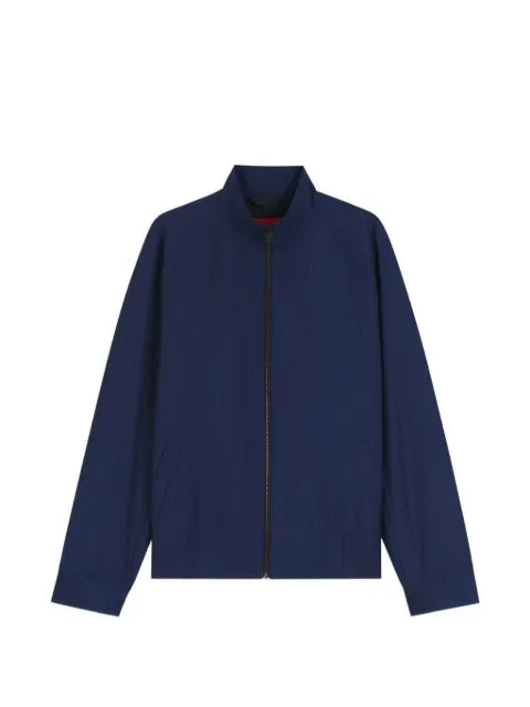 HUGO Kamilo slim-fit jacket in chalk-striped virgin wool