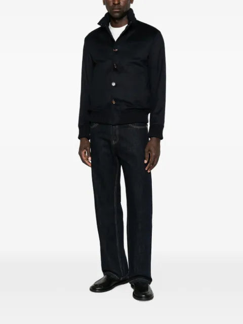 Kired button-up cashmere jacket