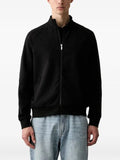 Karl Lagerfeld monogram-pattern zip-up sweatshirt