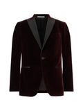 Pal Zileri velvet single-breasted blazer