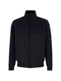 HUGO logo-patch zip-up jacket
