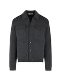 Lardini knitted button-up jacket