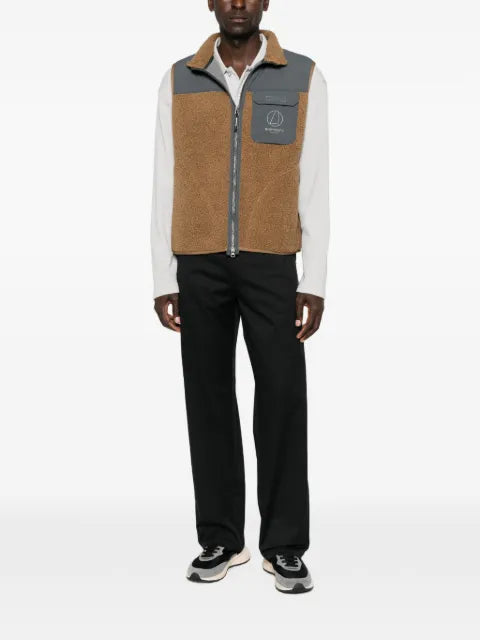Murphy&Nye fleece-texture panelled gilet
