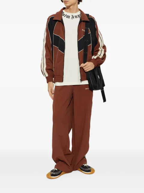 Palm Angels Hollywood stand-up collar jacket
