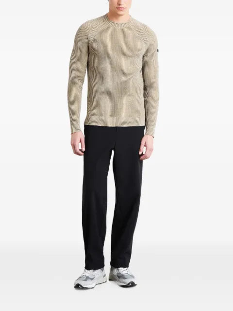 RRD 7 Techno ribbed-knit raglan-sleeve sweater