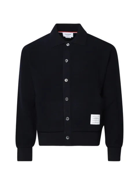 Thom Browne polo-collar wool jacket