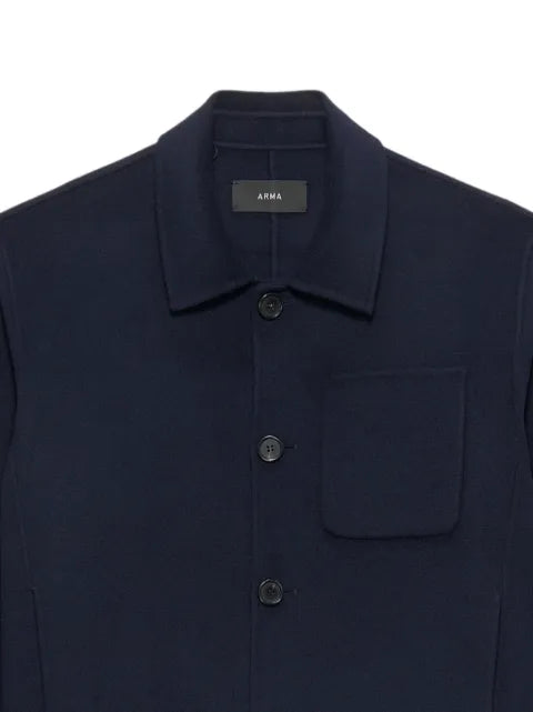Arma Jur button-up wool jacket