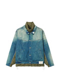 FIVE CM quilted-panel denim jacket