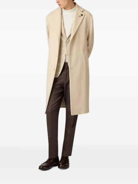 Lardini Glen-check bouclé blazer