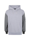 Comme des Garçons Homme panelled zip-pocket hoodie