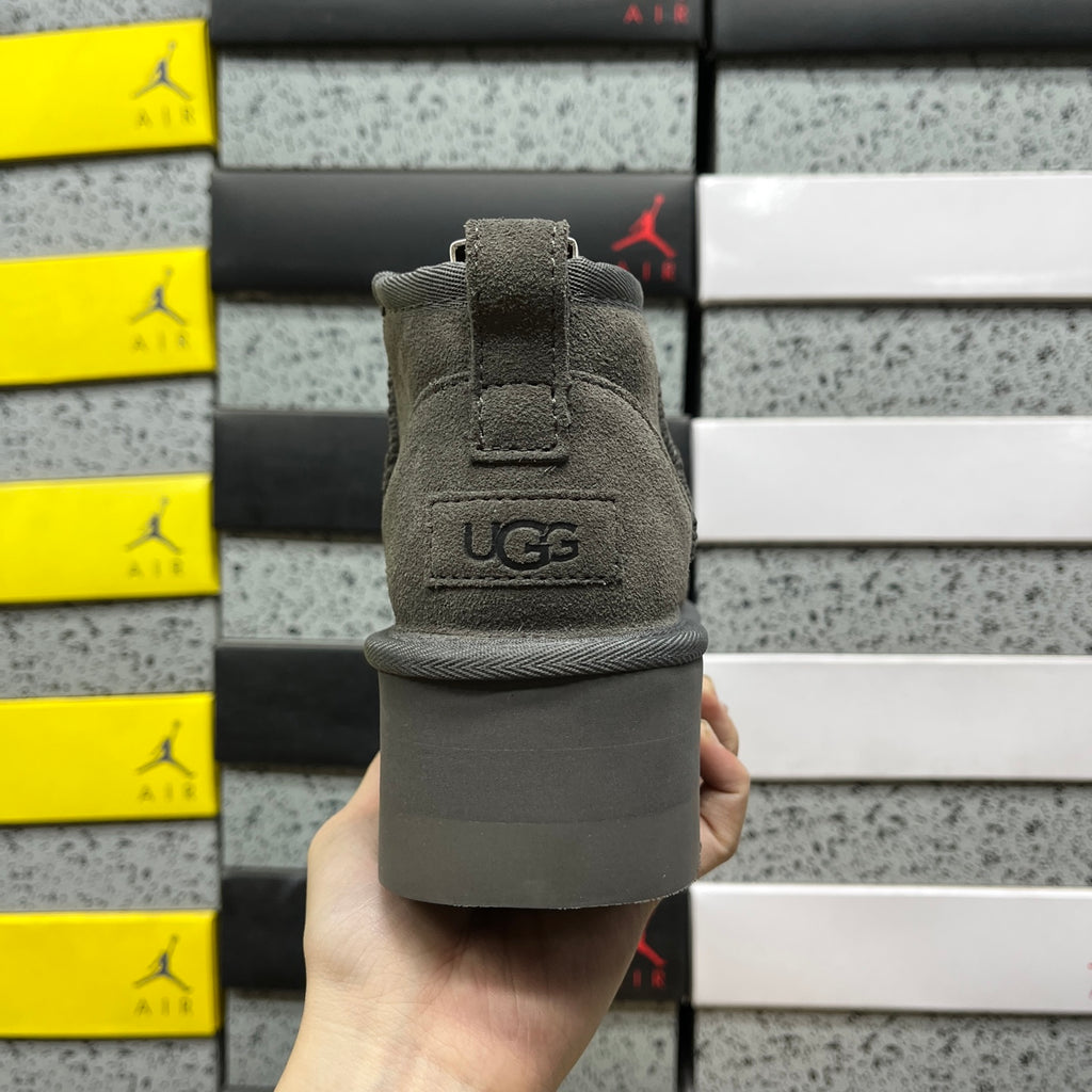 UGG Classic Ultra Mini Platform Boot – Grey (Sizes 35–40)