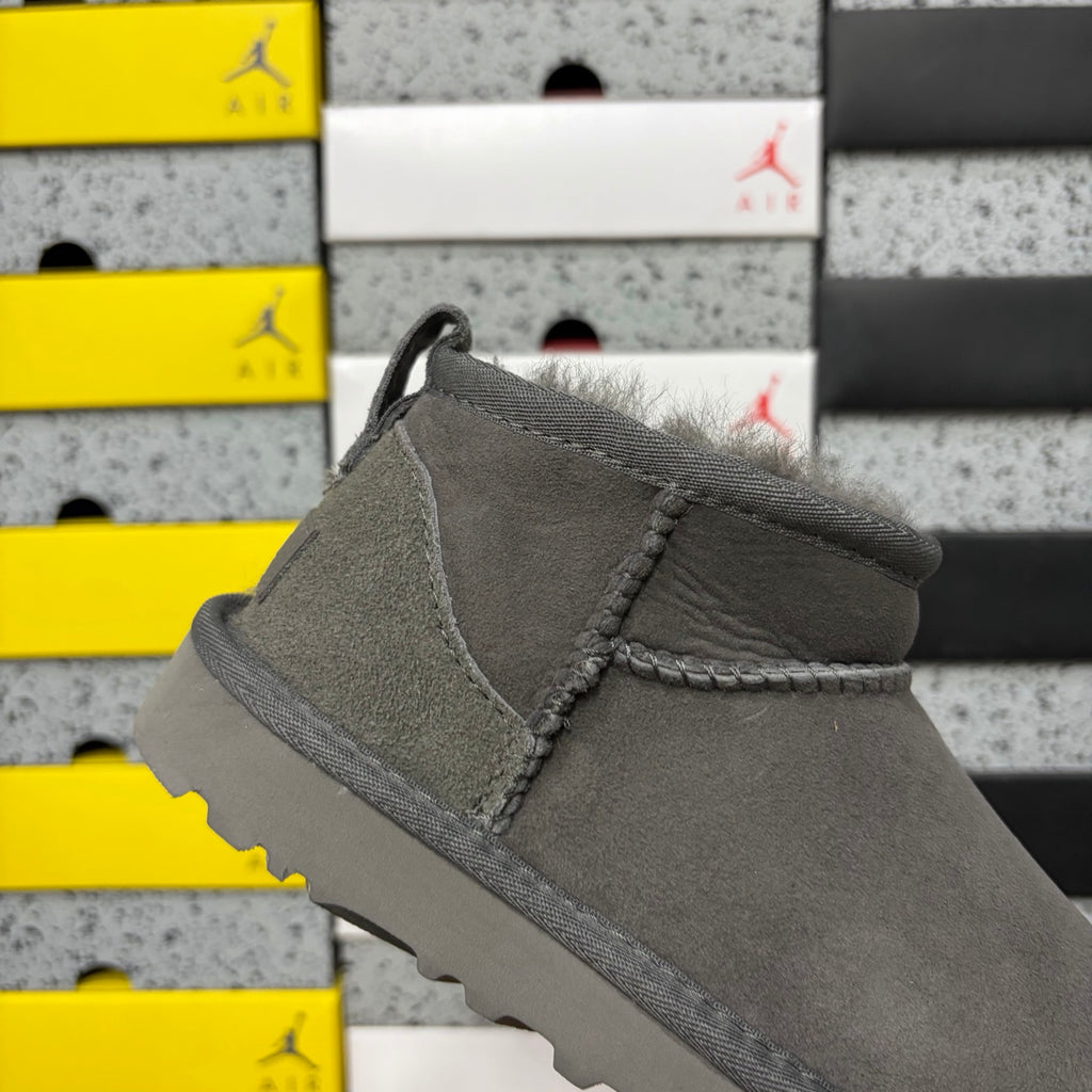 UGG Ultra Mini Boot – Charcoal (Sizes 35–44)