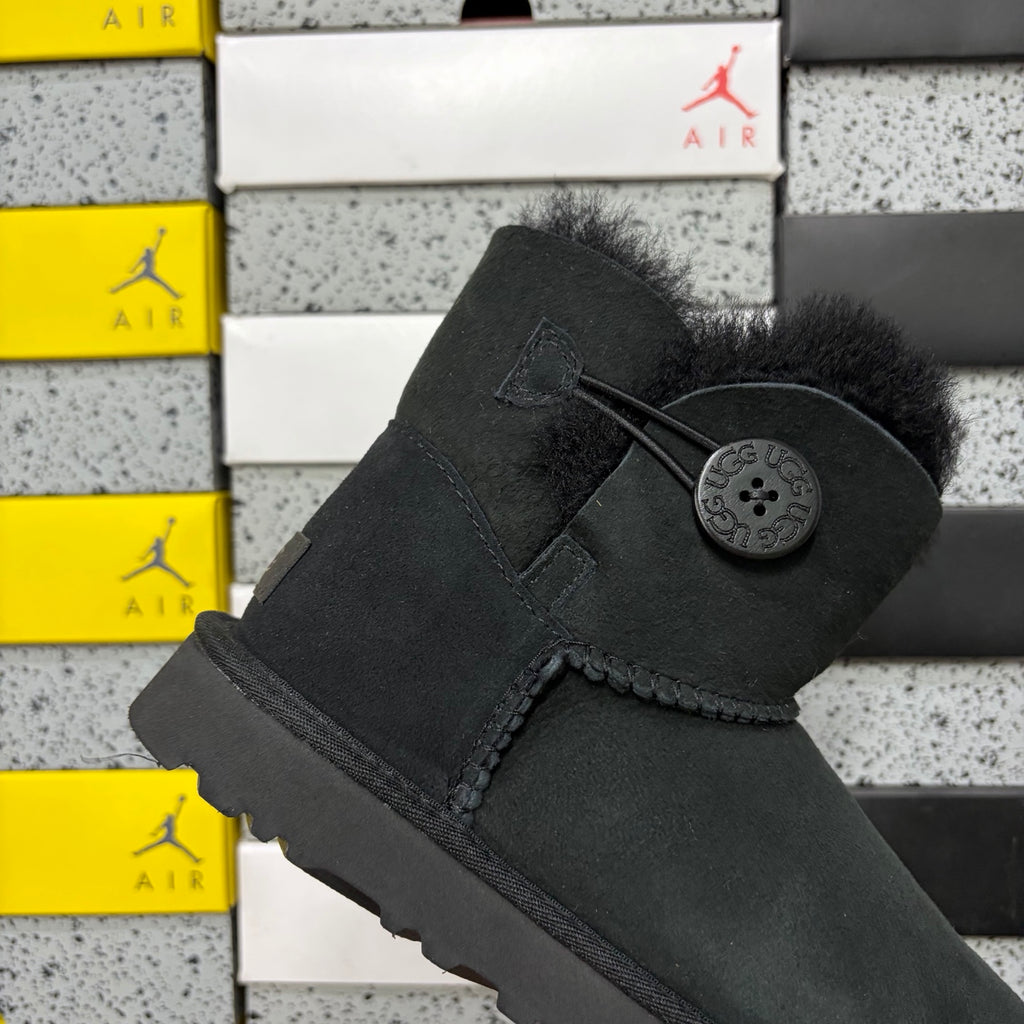 UGG Bailey Button Mini Boot – Black
