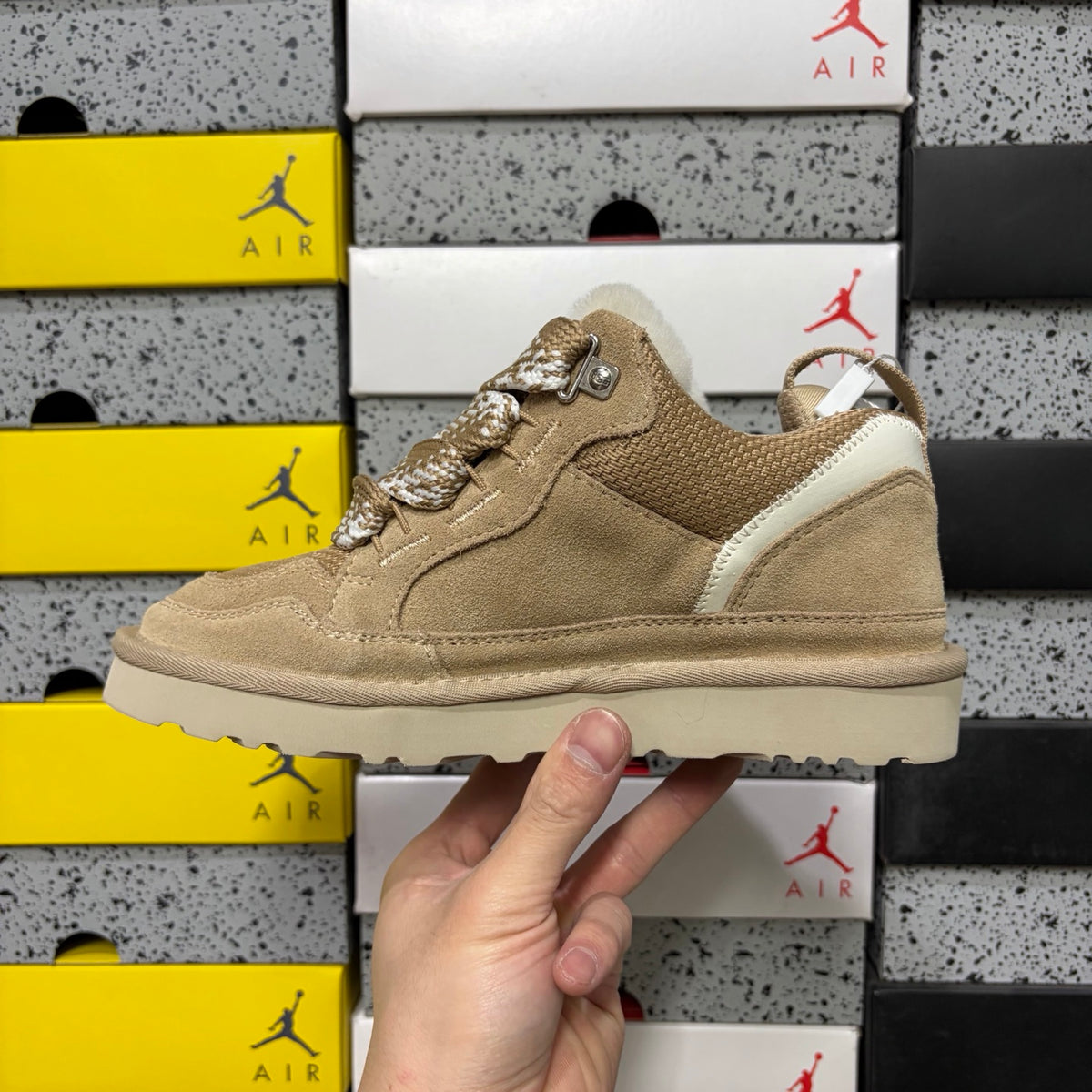 UGG Lowmel Sneaker Boot – Sand (Sizes 35–40)