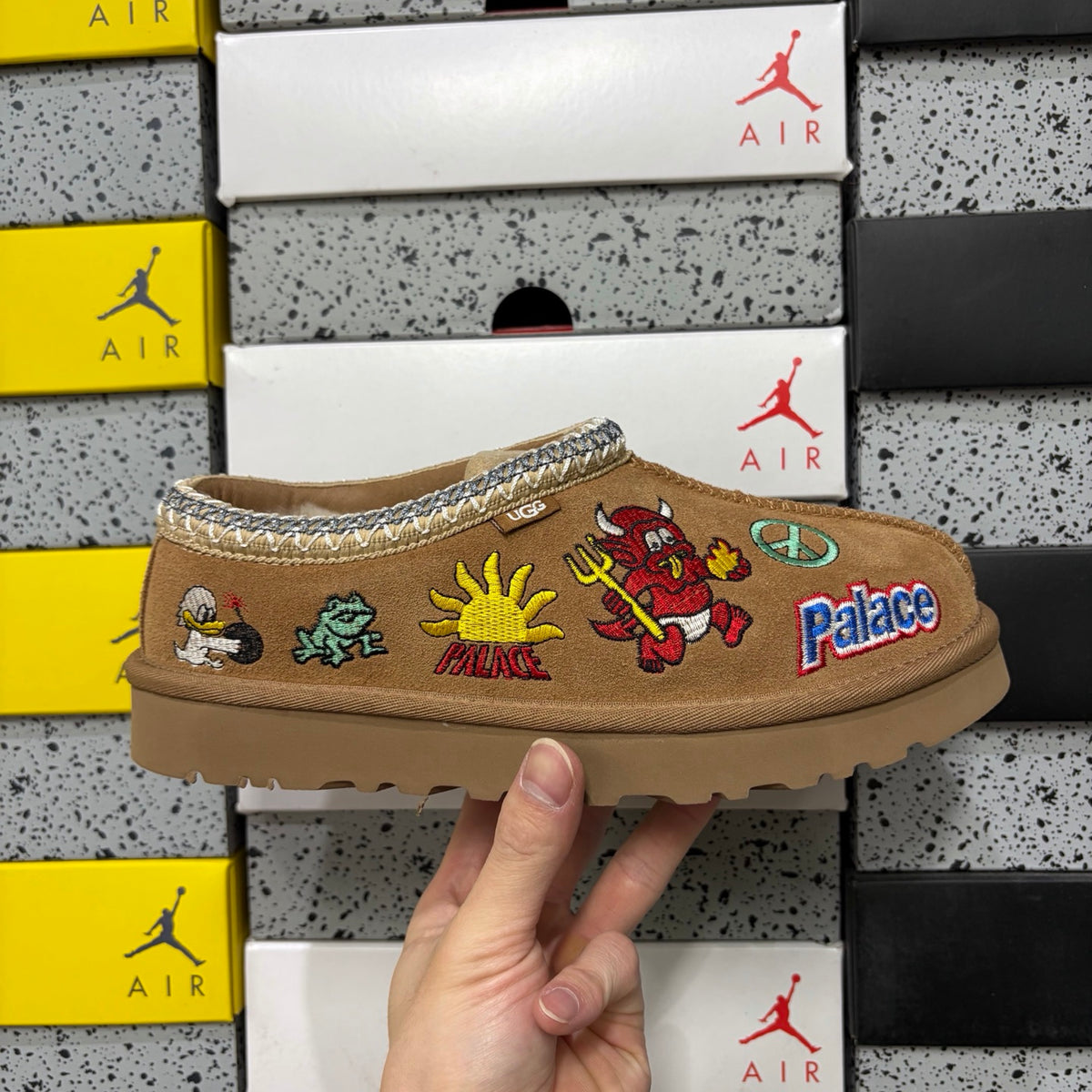 UGG x Palace Tazz Mule – Chestnut (Sizes 36–45)