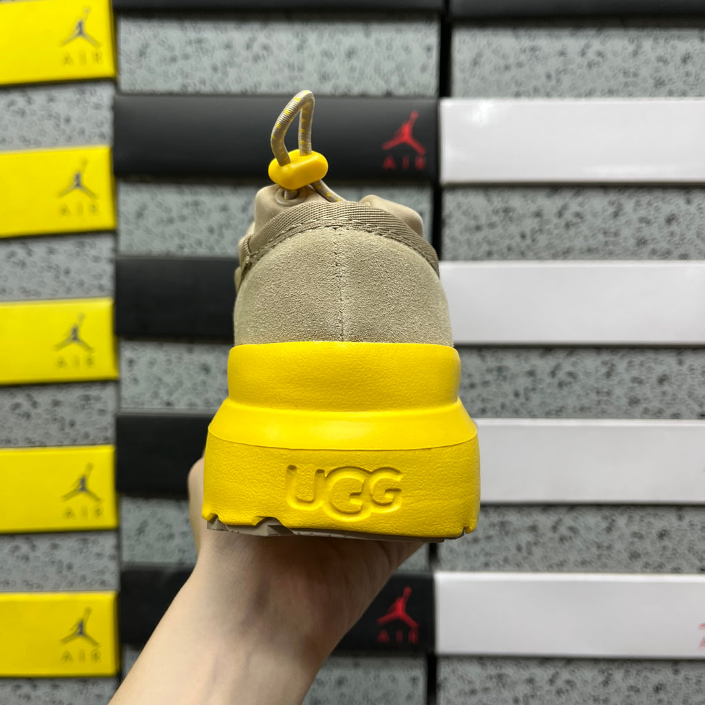 UGG Platform Sneaker – Sand & Yellow (Sizes 35–45)