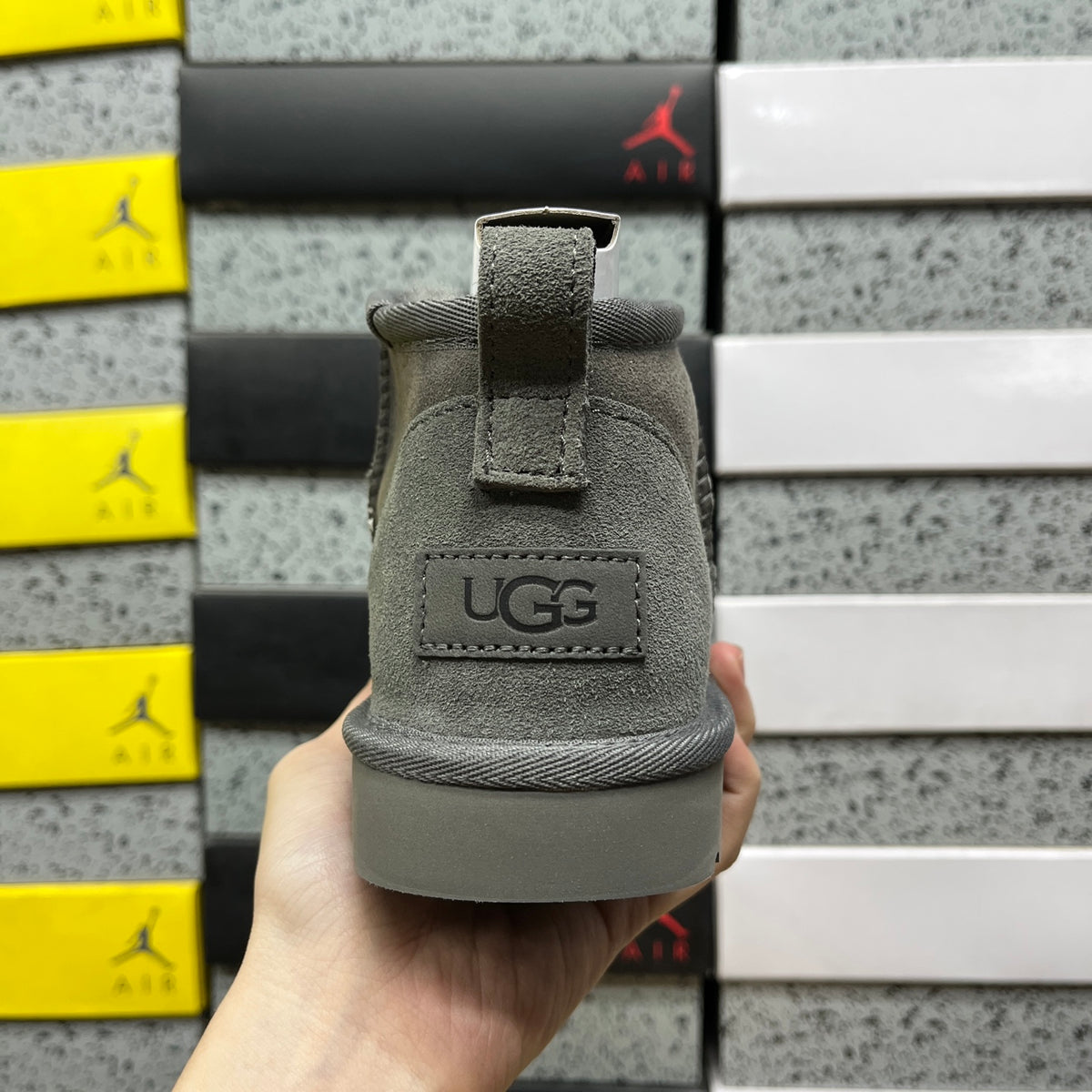UGG Classic Mini Boot – Gray (Sizes 35–40)