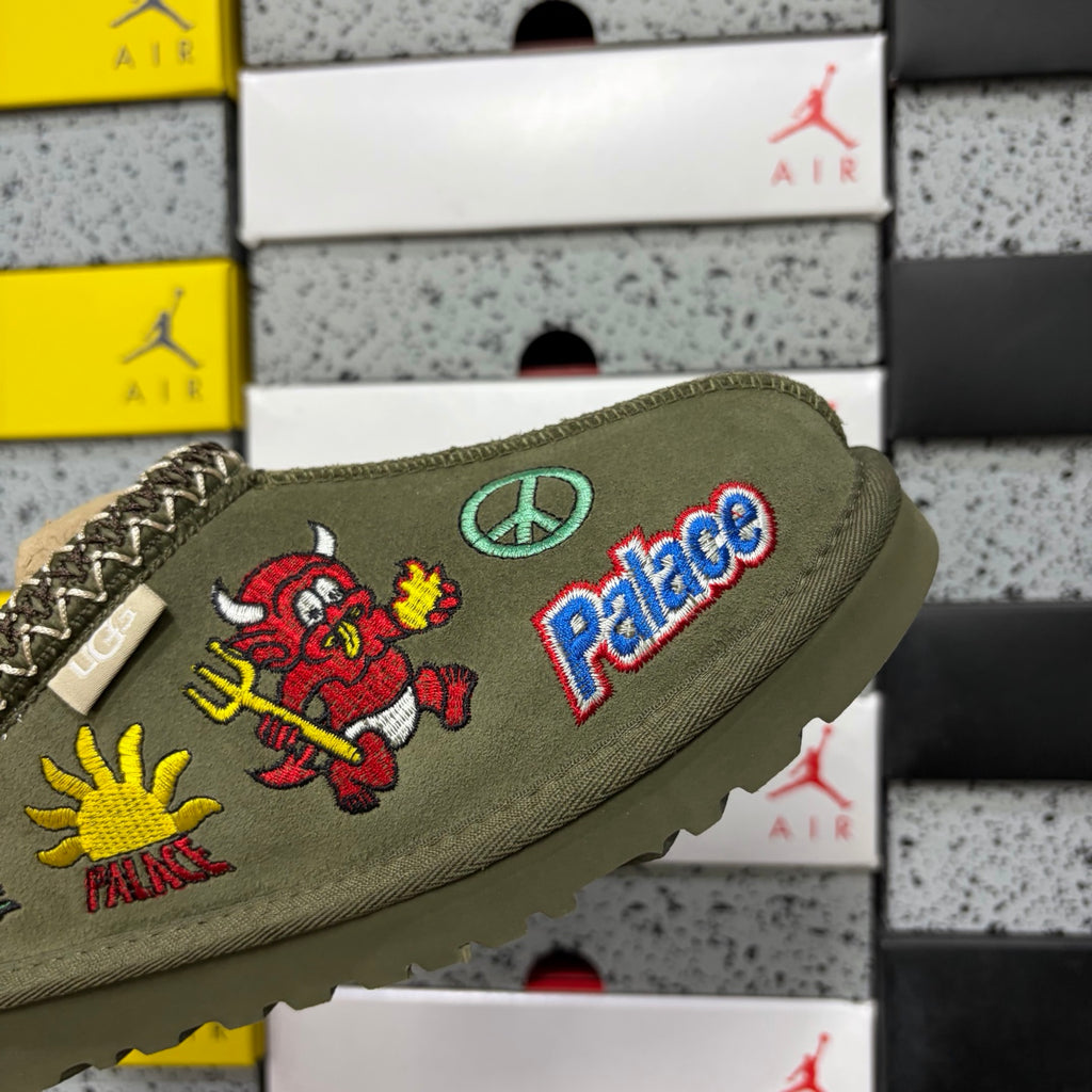 UGG x Palace Tazz Mule – Olive (Sizes 36–45)