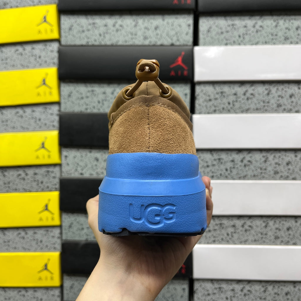 UGG Platform Sneaker – Caramel & Blue (Sizes 35–45)