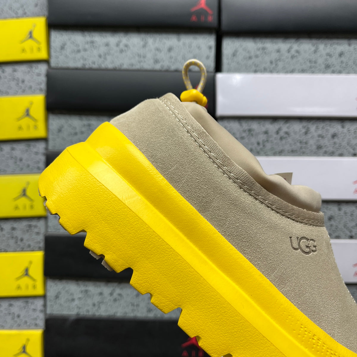 UGG Platform Sneaker – Sand & Yellow (Sizes 35–45)