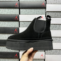 UGG Neumel Platform Chelsea Boot – Black (Sizes 35–40)