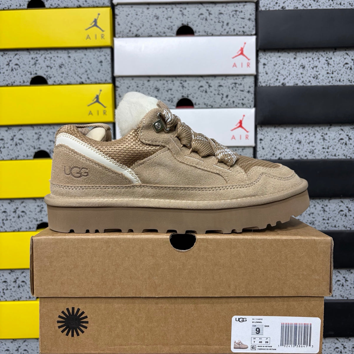 UGG Lowmel Sneaker – Sand (Sizes 35–44)