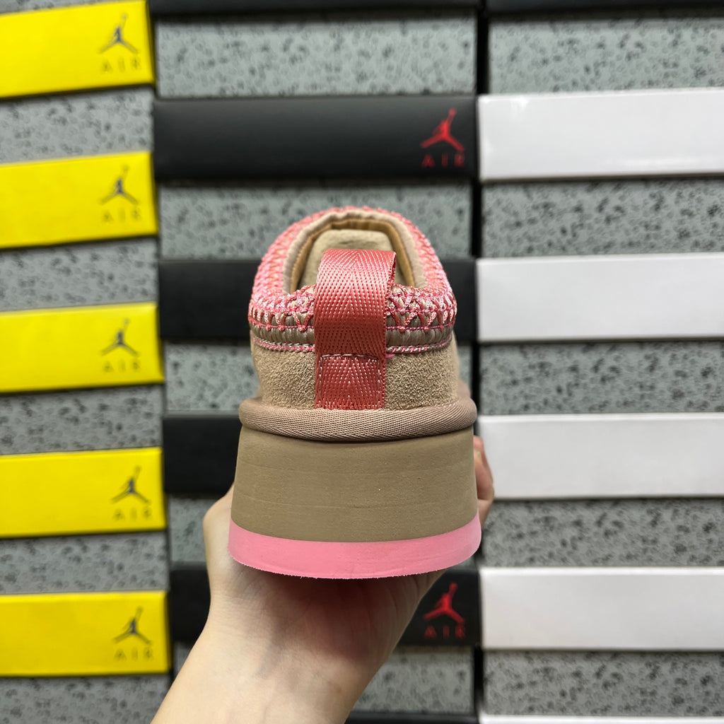 UGG Classic Ultra Mini Boot – Sand & Pink SugarSole (Sizes 35–40)