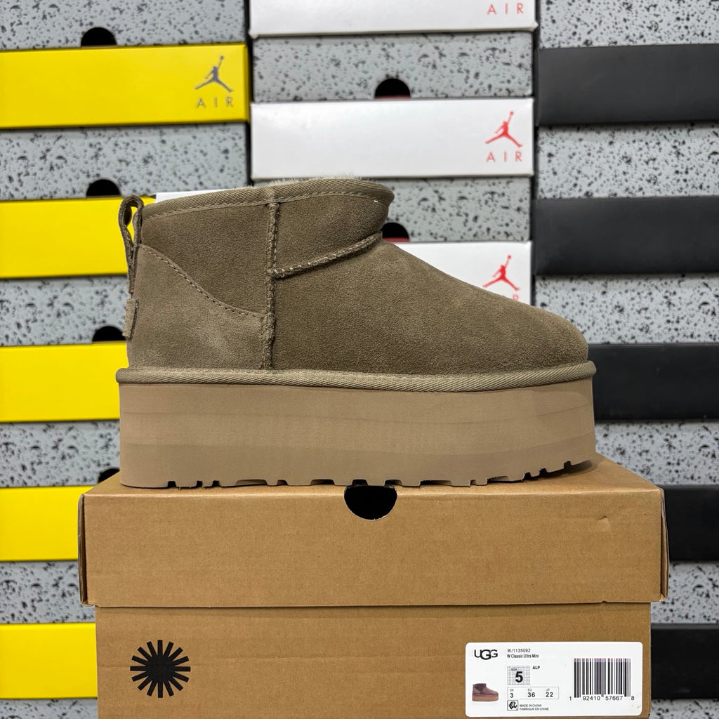 UGG Ultra Mini Platform Boot – Taupe | 5cm Platform