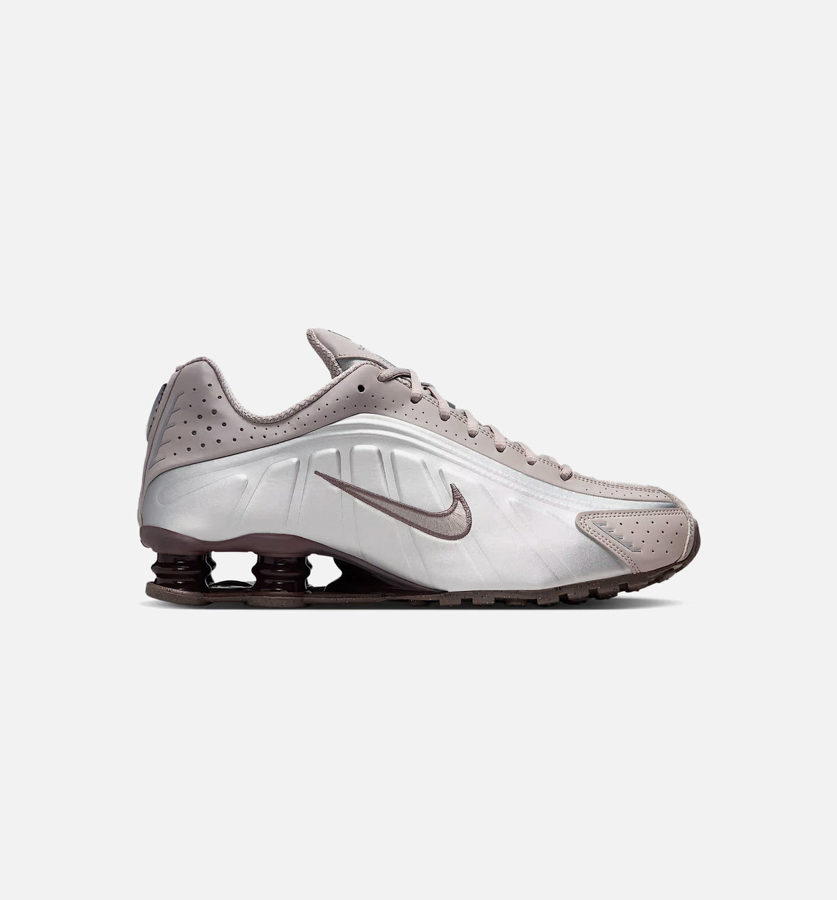 Shox R4 Men's – Cave Stone/College Grey/Baroque Brown