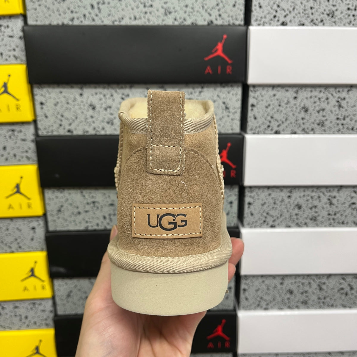 UGG Classic Ultra Mini Boot – Sand (Sizes 35–44)