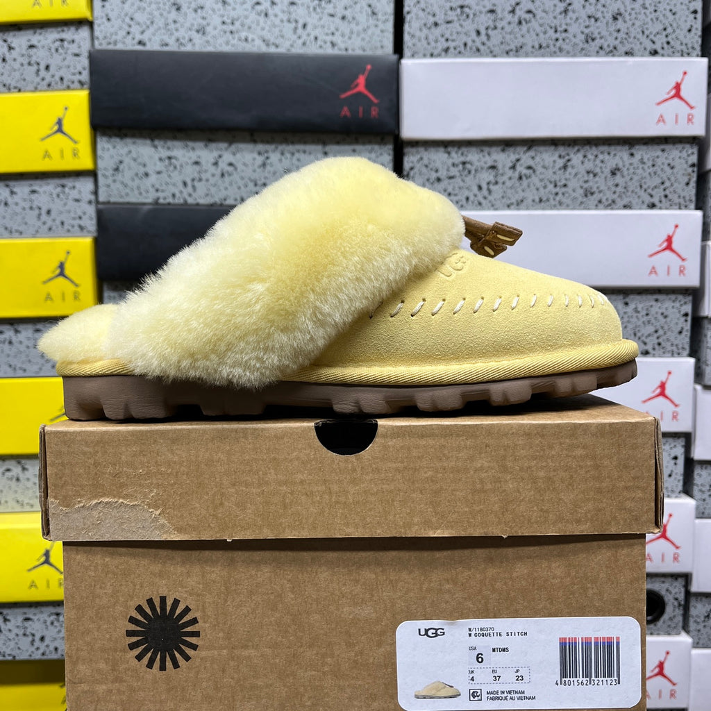 UGG Shearling Platform Mule – Butter (Sizes 35–40)