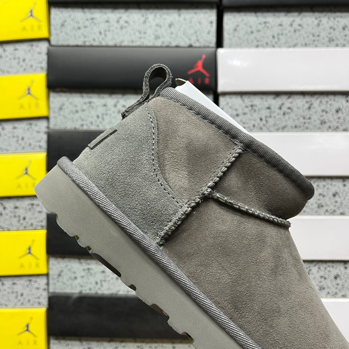 UGG Classic Mini Boot – Gray (Sizes 35–40)