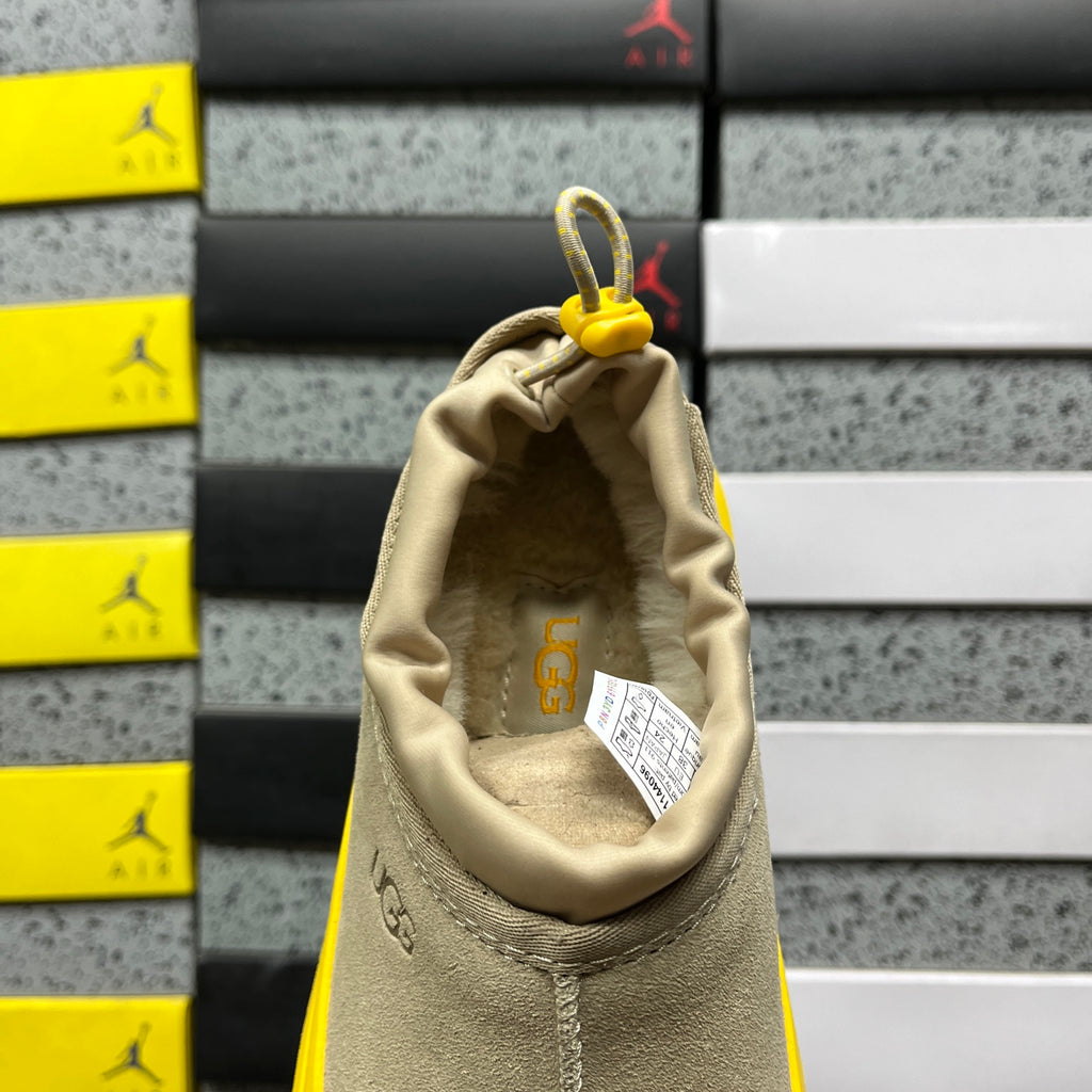 UGG Platform Sneaker – Sand & Yellow (Sizes 35–45)
