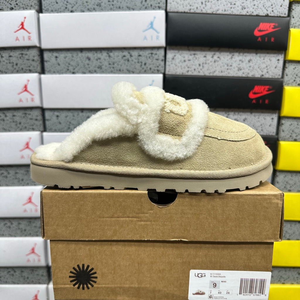 UGG Plush Mule – Sand (Sizes 35–40)