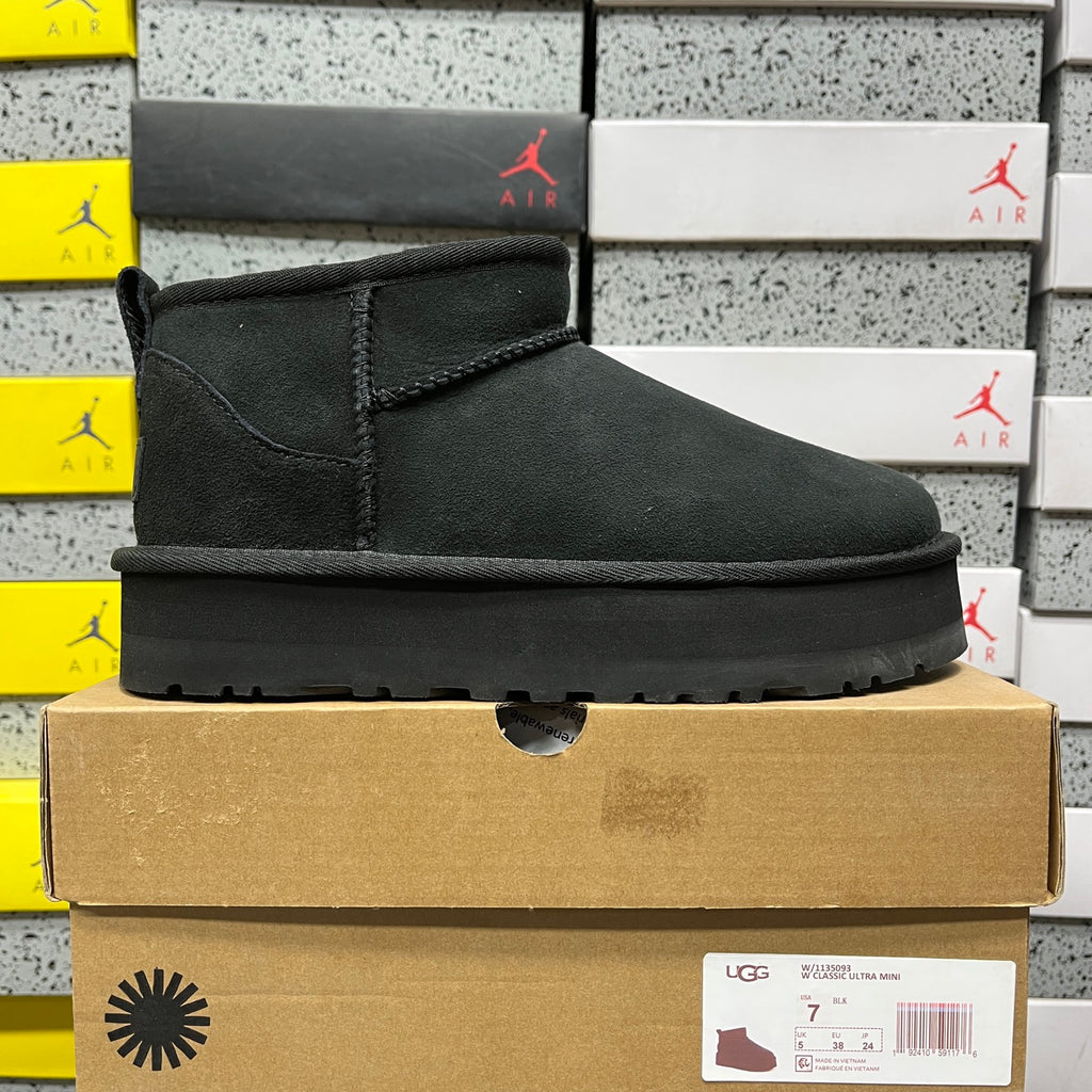 UGG Classic Ultra Mini Platform Boot – Black (Sizes 35–40)