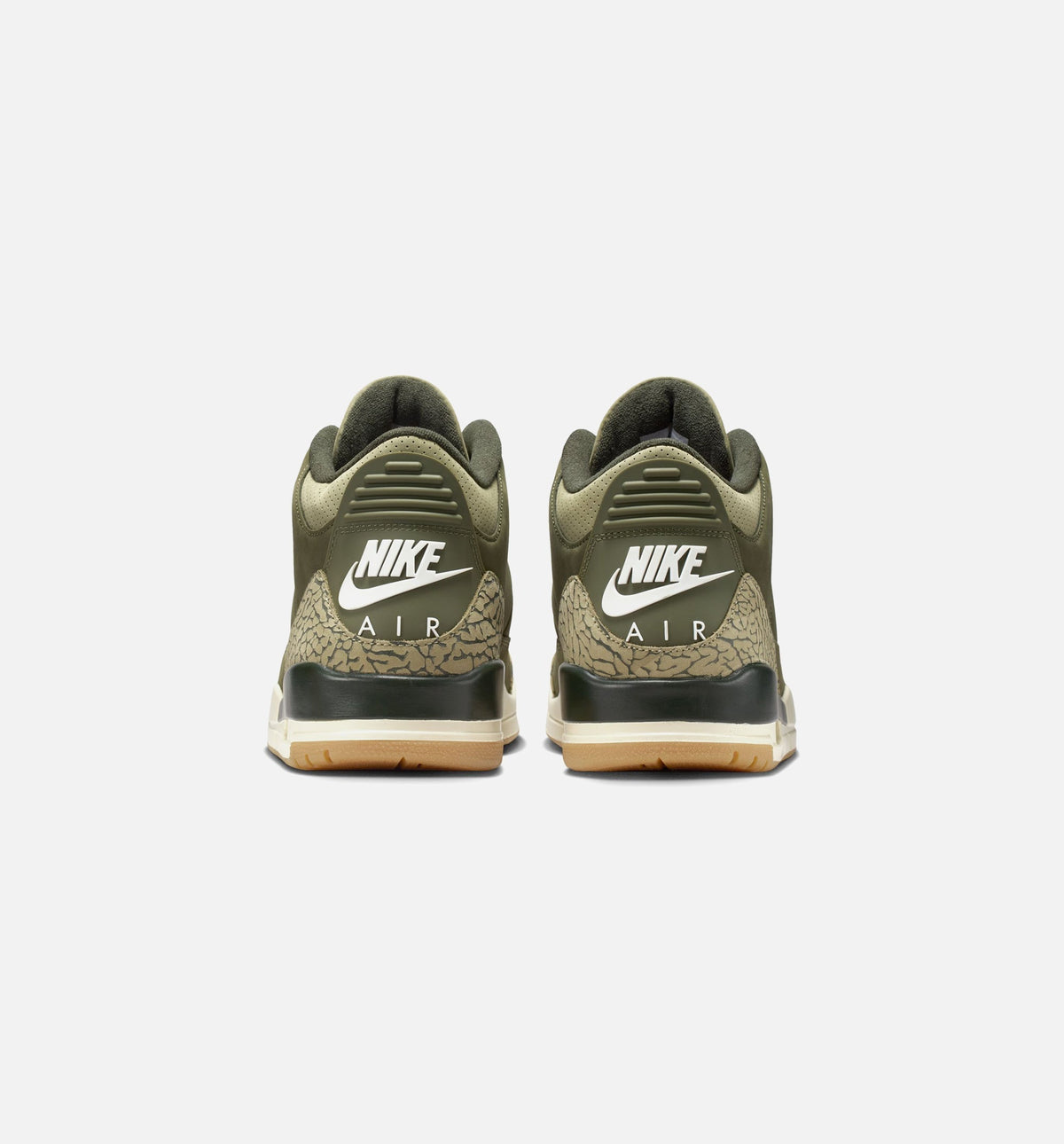 Air Jordan 3 Retro 'Medium Olive' - Men's Lifestyle Sneaker (Medium Olive/Sequoia/Neutral Olive/Sail/Total Crimson)