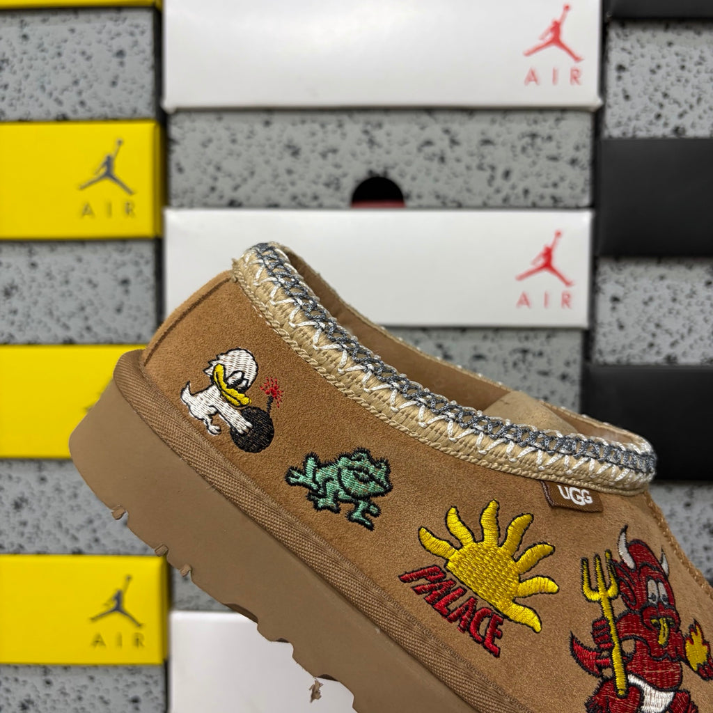 UGG x Palace Tazz Mule – Chestnut (Sizes 36–45)
