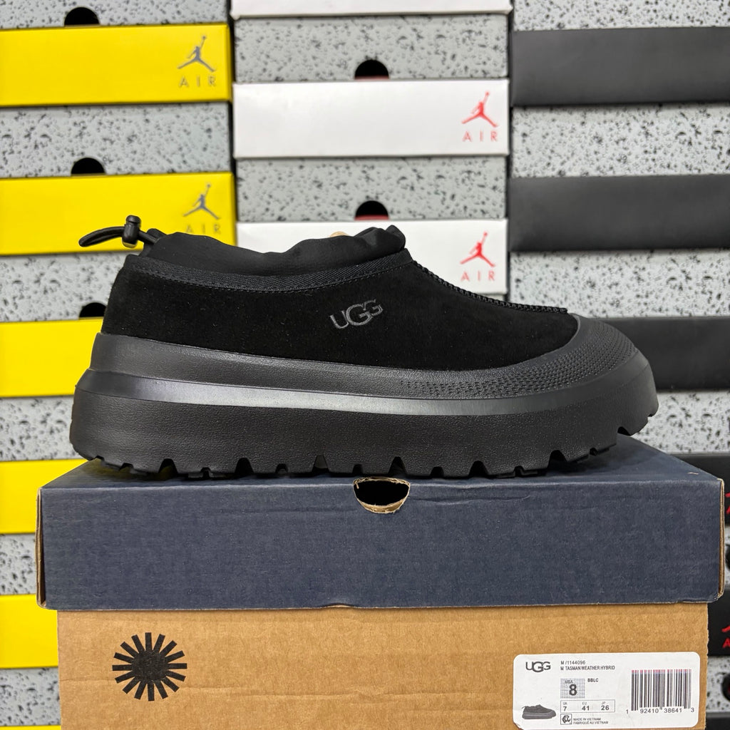 UGG Tasman Weather Hybrid – Black (Sizes 39–44)