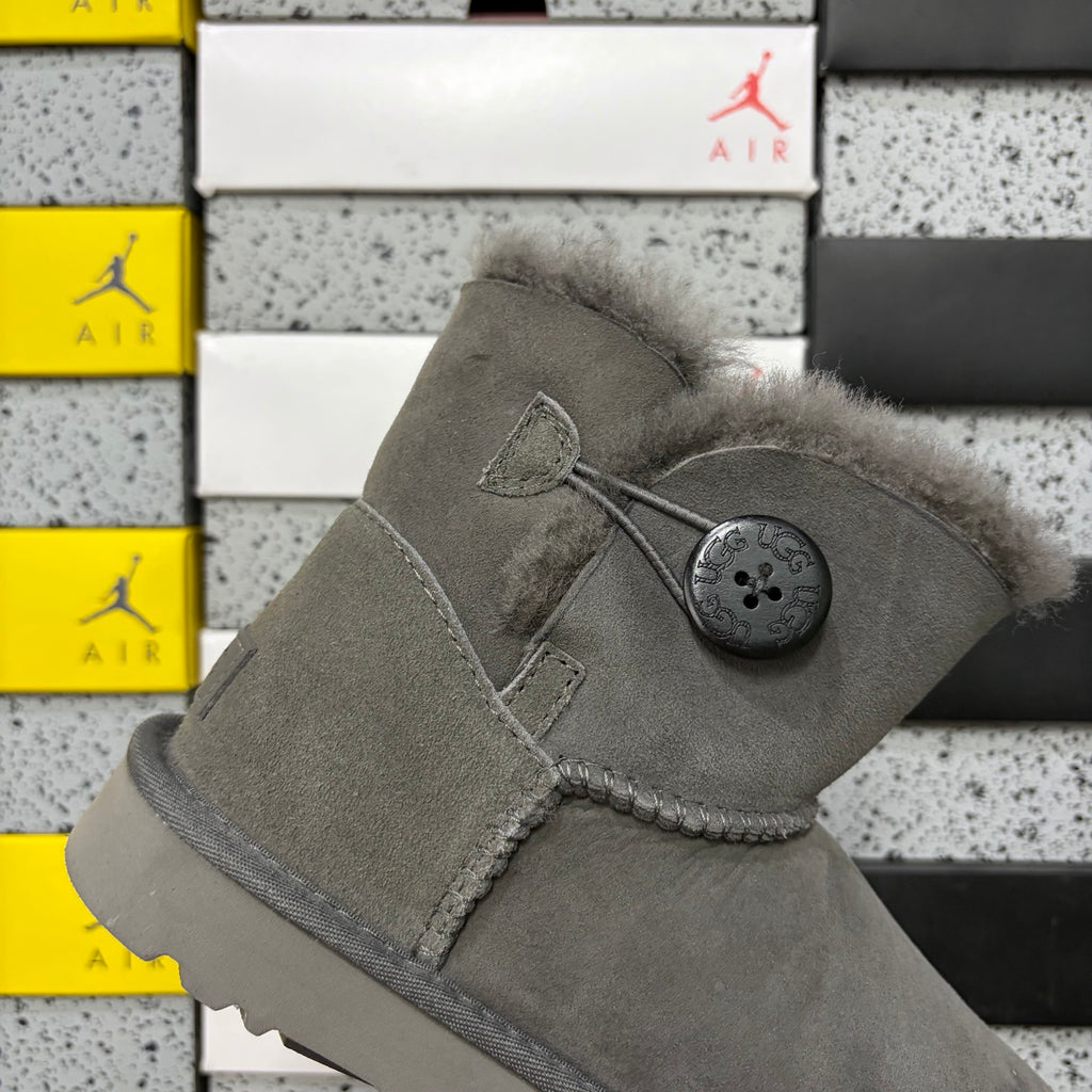 UGG Bailey Button Mini Boot – Gray