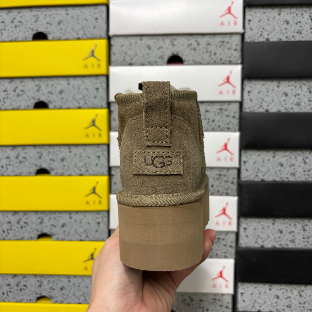 UGG Ultra Mini Platform Boot – Taupe | 5cm Platform