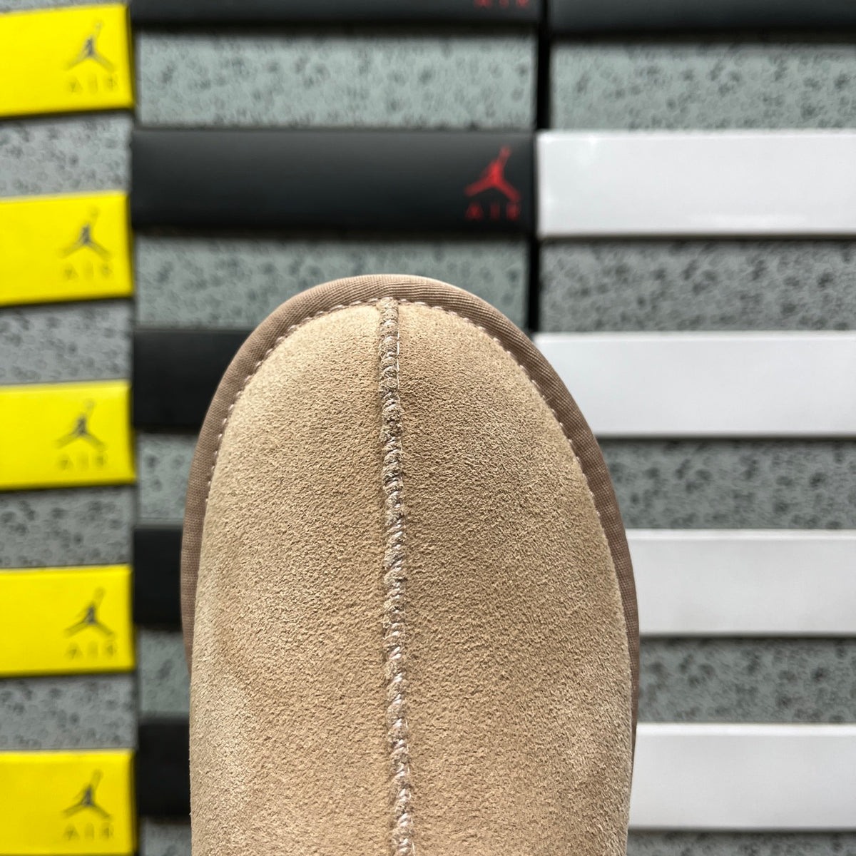 UGG Classic Ultra Mini Boot – Sand & Pink SugarSole (Sizes 35–40)