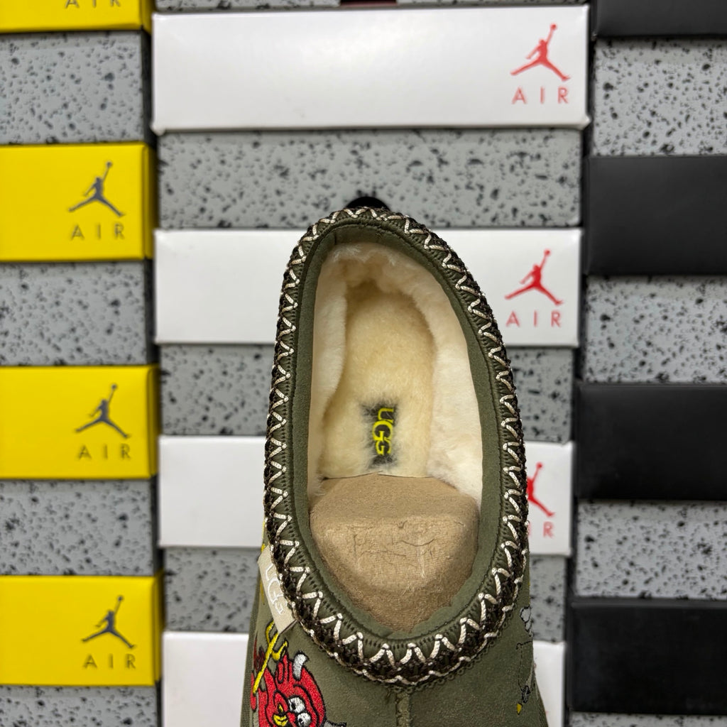 UGG x Palace Tazz Mule – Olive (Sizes 36–45)