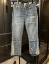 Paint Splatter Denim Jeans