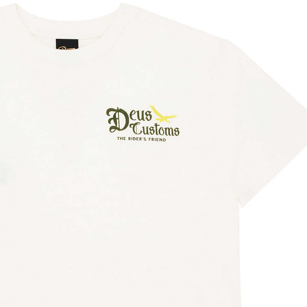 Deus Beep-Beep Tee: Dirty White