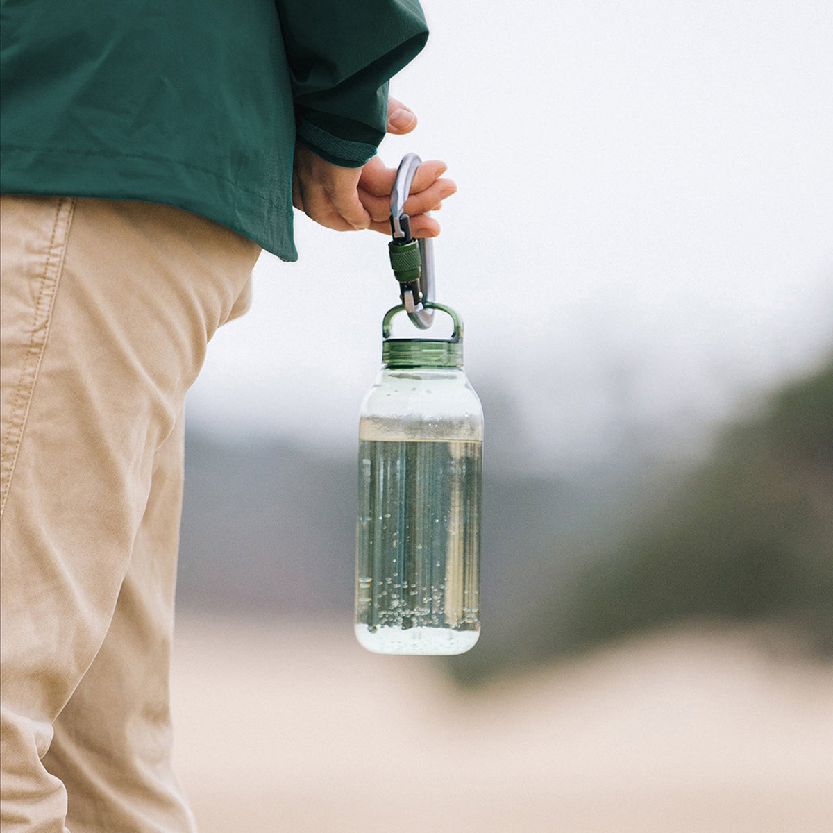 Kinto WATER BOTTLE 500ml green