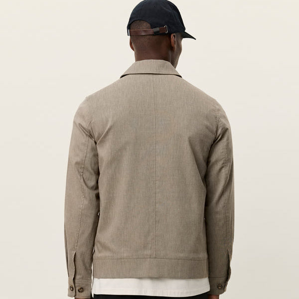 Les Deux Como Coach Slub Jacket: Lichen Green