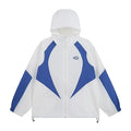 Syna world Color Block Hooded Windbreaker Jacket