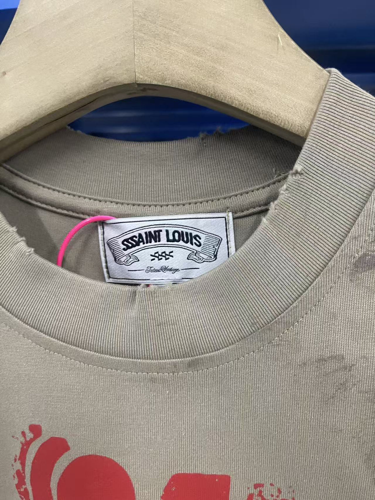 SSSAINT LOUIS Cartoon Graphic Washed Distressed Tank Top Unisex