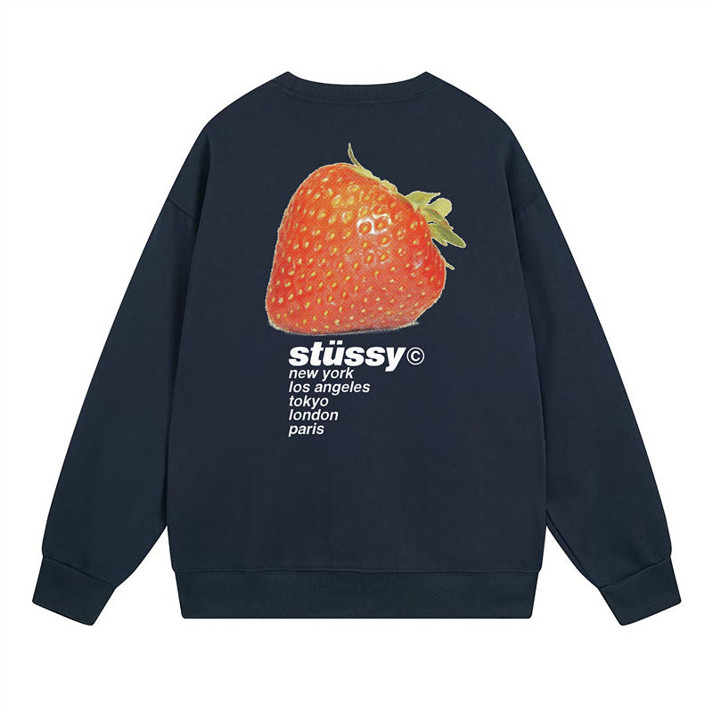 Stussy Sweatshirts Autumn/Winter Fleece Couple Sweatshirts